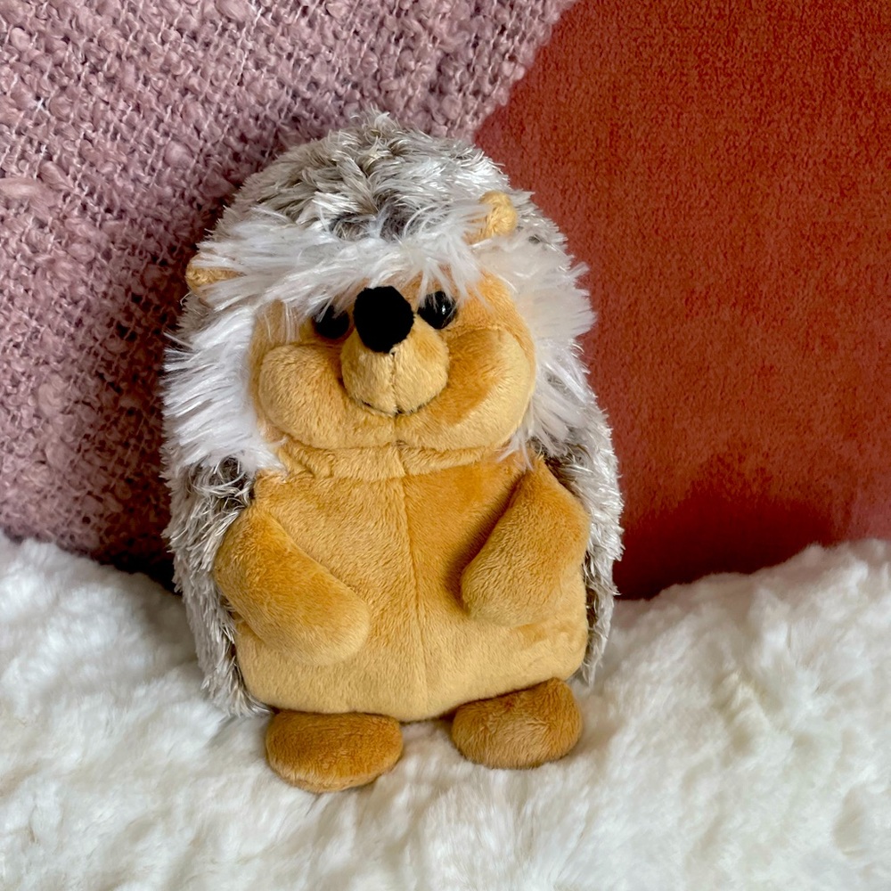 Frankford Plush Woodland Hedgehog Fluffy Stuffed Animal 7”